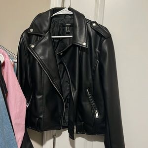 Forever 21 Black Leather Jacket
